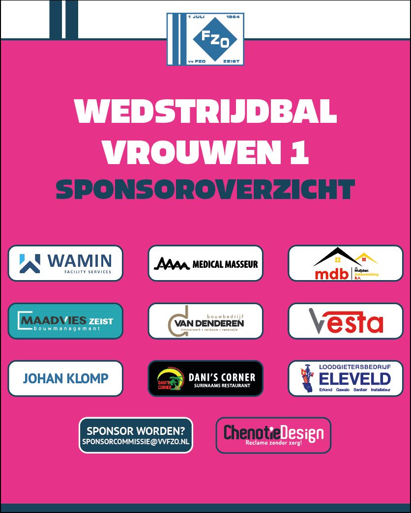 ⚽️ Dank aan onze balsponsoren! ⚽