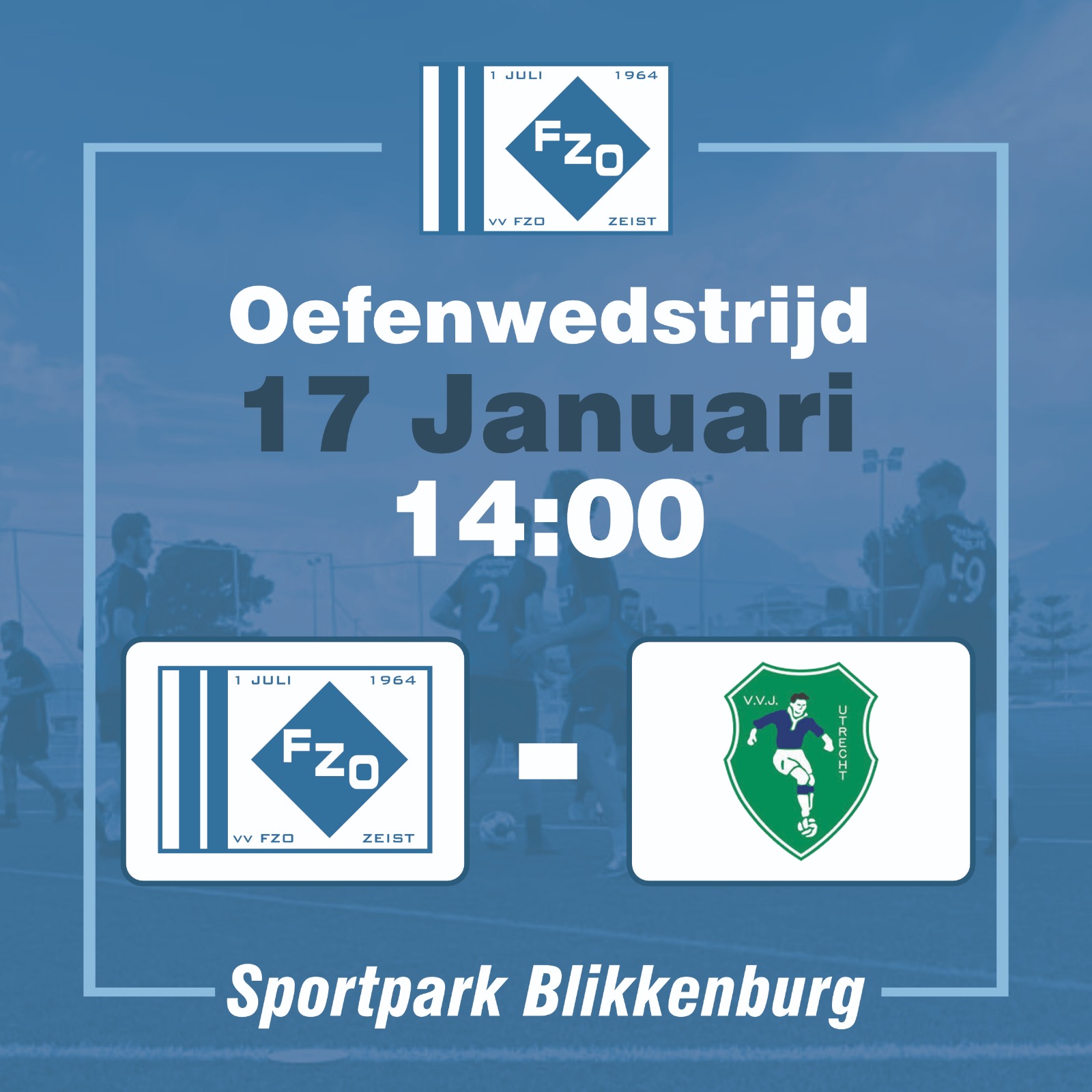 17 januari oefenwedstrijd FZO-VVJ!